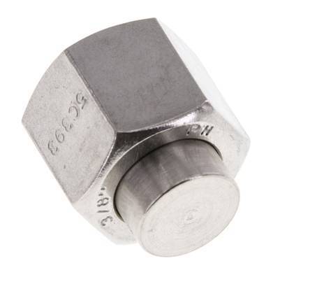 Endkappe G3/8'' Edelstahl mit Außensechskant 60° Konus 425bar (5971.25psi) Hydraulisch Bild 4
