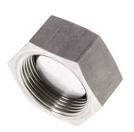 Endkappe G1 1/4'' Edelstahl mit Außensechskant 60° Konus 150bar (2107.5psi) Hydraulisch Bild 3