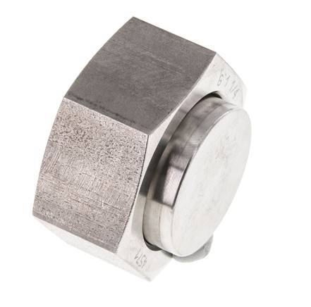 Endkappe G1 1/4'' Edelstahl mit Außensechskant 60° Konus 150bar (2107.5psi) Hydraulisch Bild 5