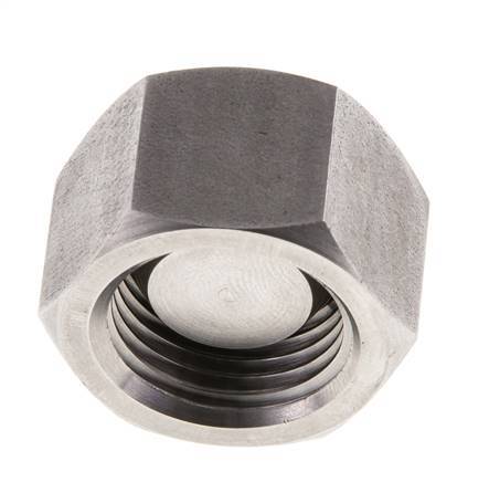 Endkappe G1/2'' Edelstahl mit Außensechskant 60° Konus 300bar (4215.0psi) Hydraulisch Bild 2