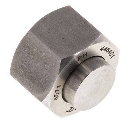 Endkappe G1/2'' Edelstahl mit Außensechskant 60° Konus 300bar (4215.0psi) Hydraulisch Bild 5
