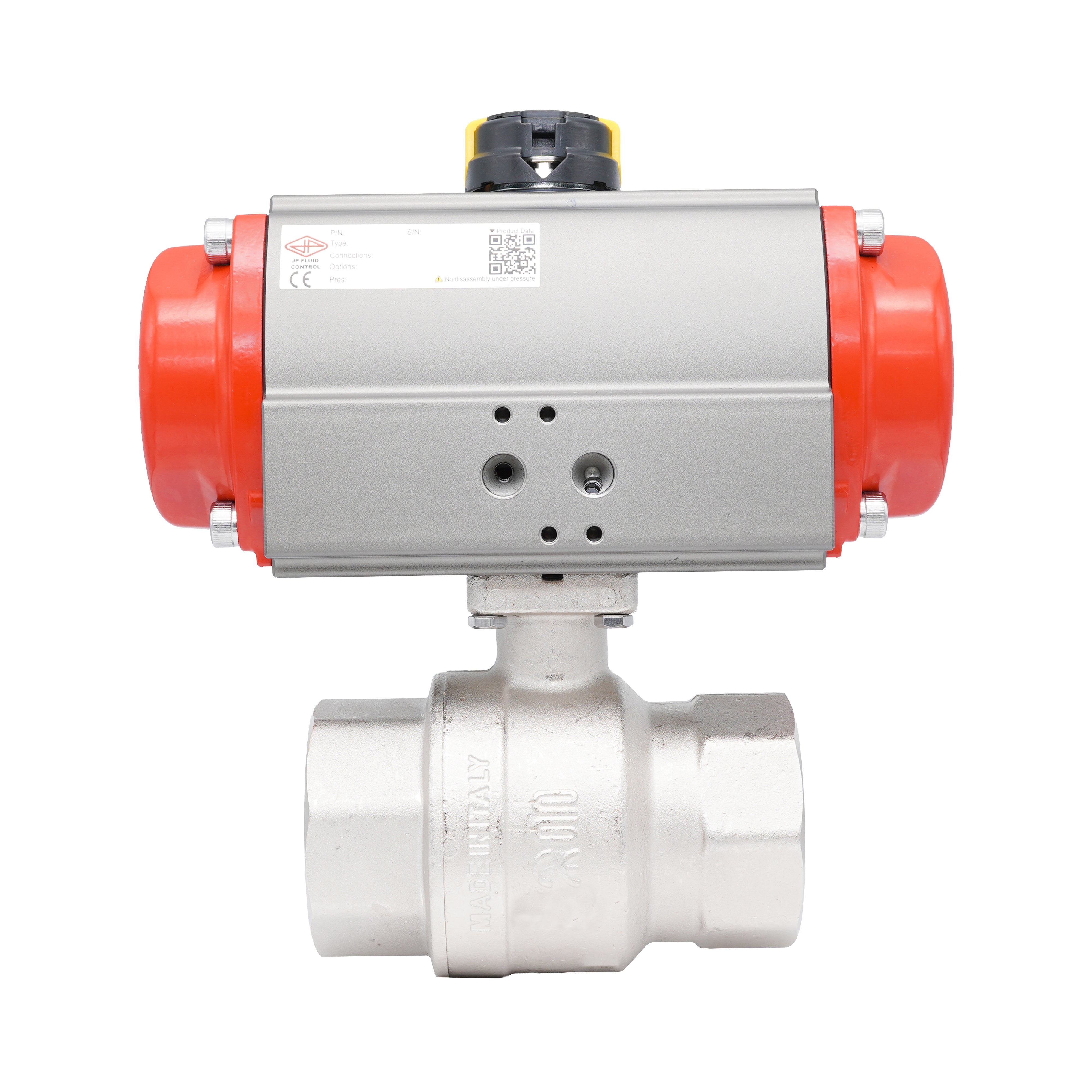 Rp 3" 2-Way Pneumatic Brass Ball Valve - Spring Opening Bild 5