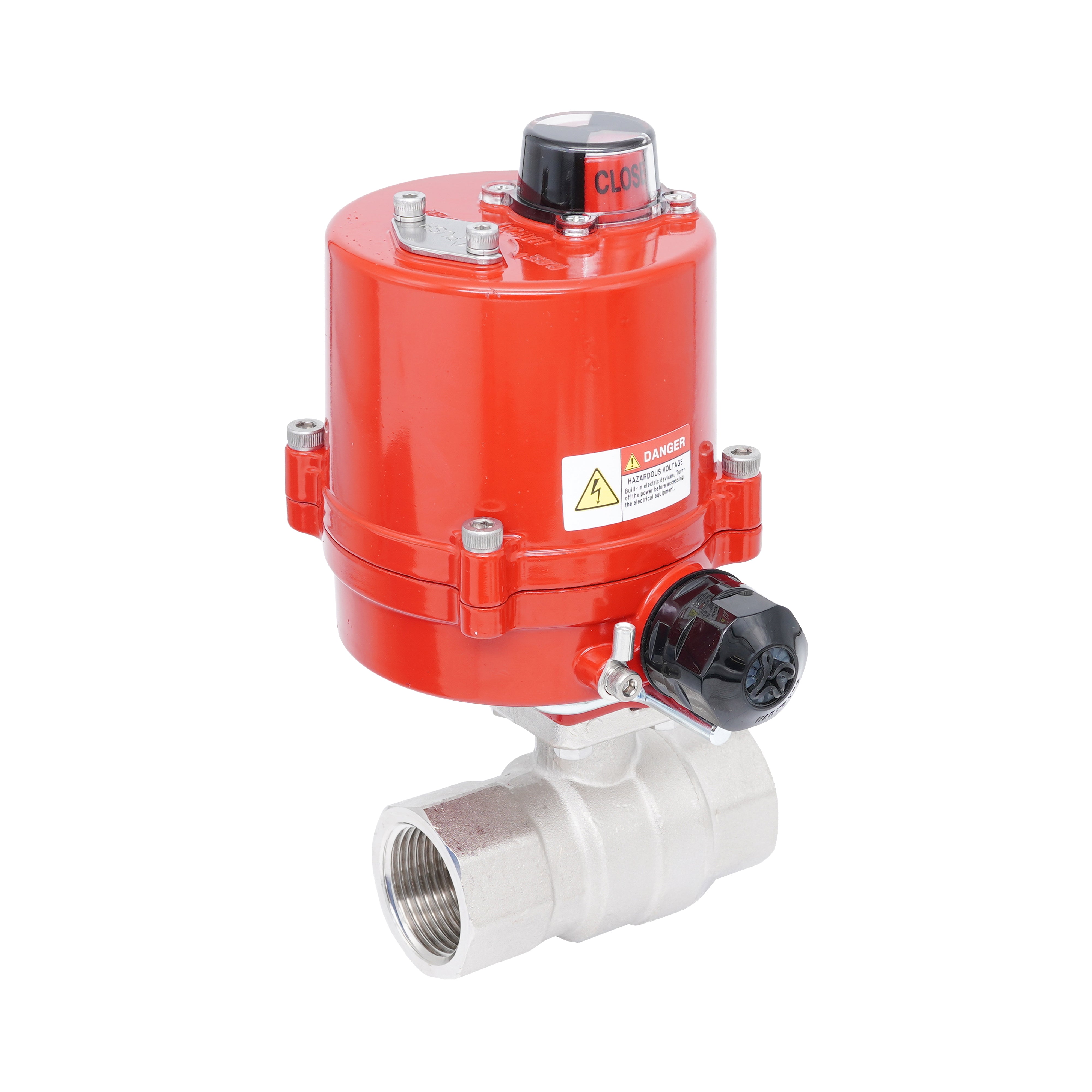 Rp 1-1/4" 2-Way Electric Brass Ball Valve 12 V AC/DC Bild 4