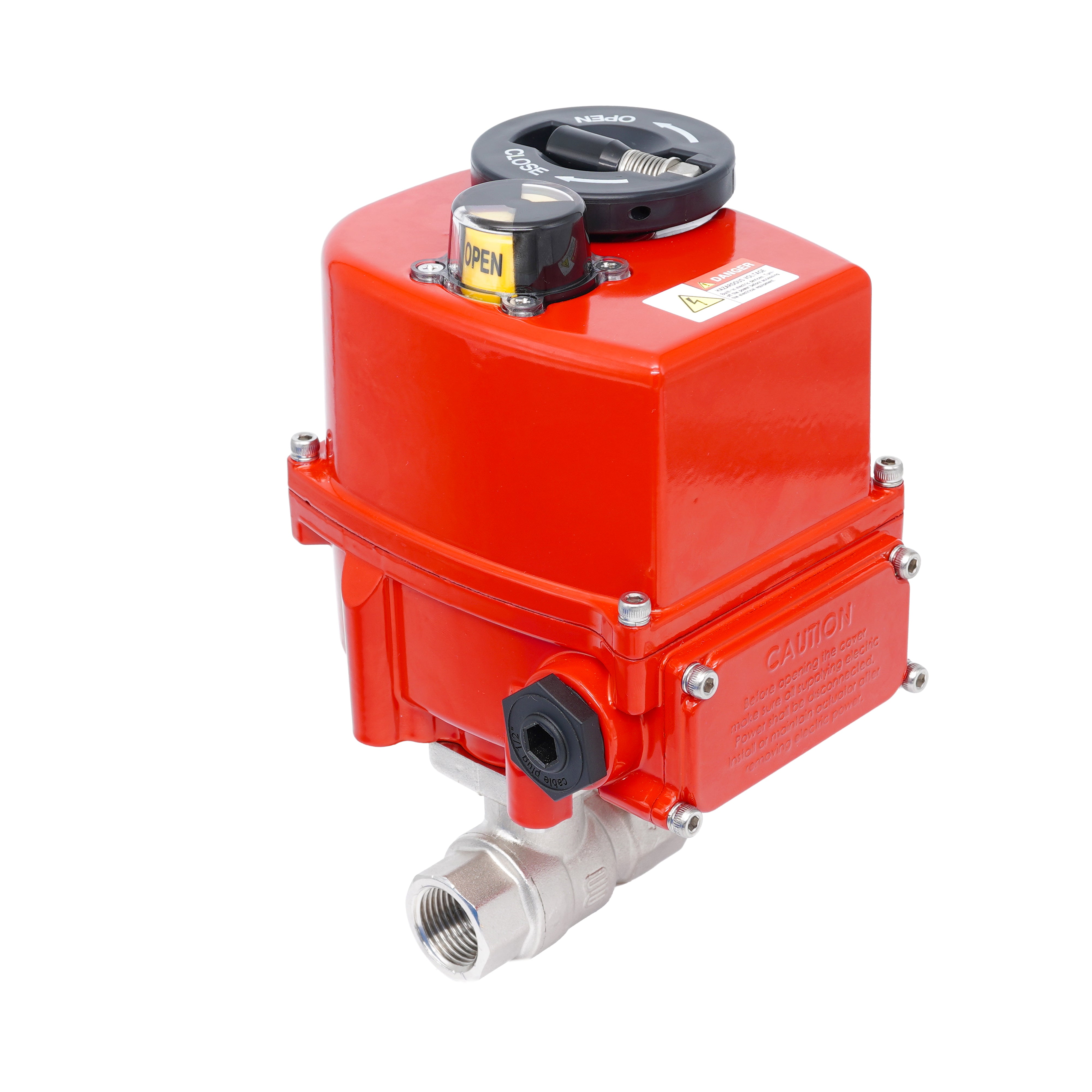 Rp 3/8" 2-Way Modulating Electric Brass Ball Valve 24 V AC/DC Bild 3