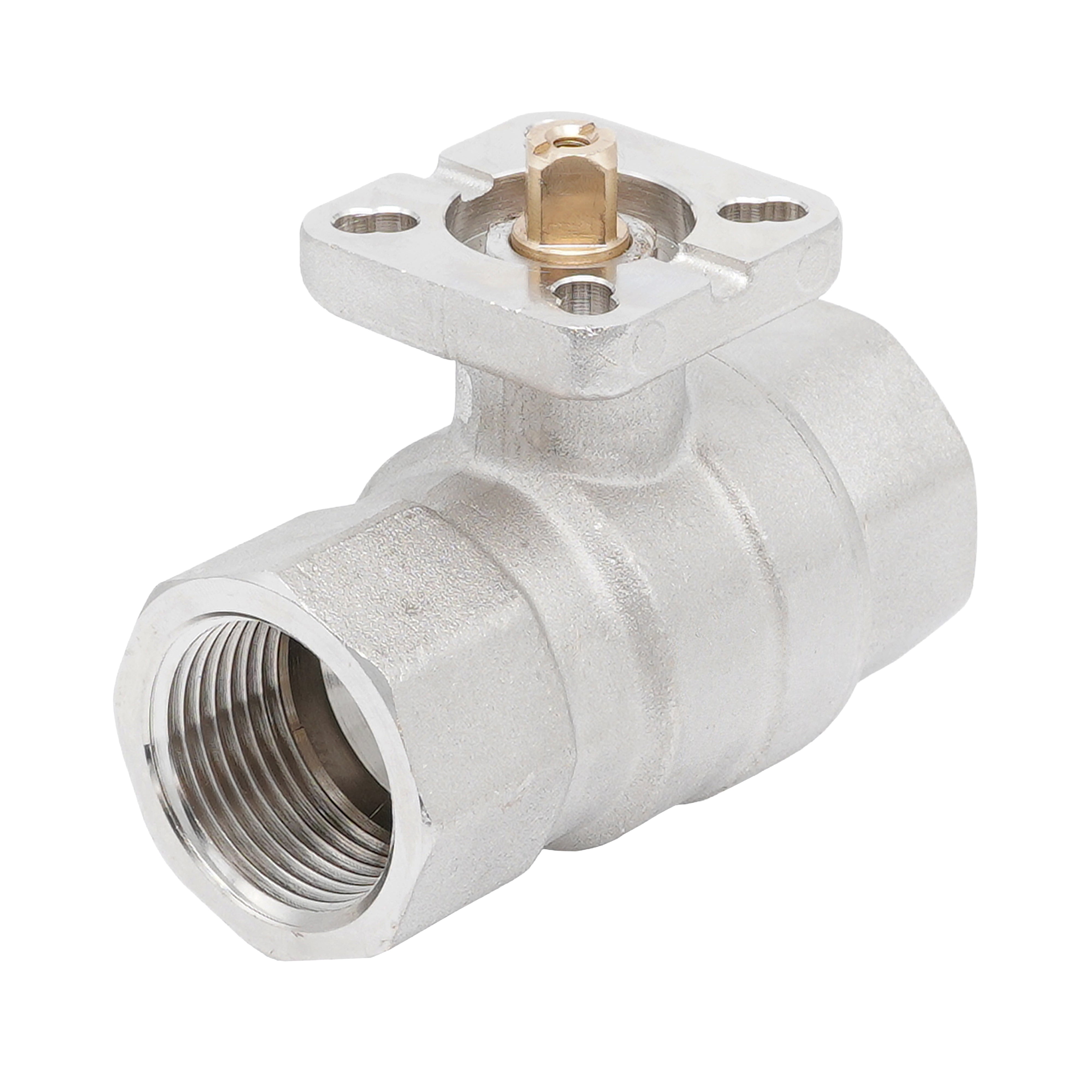 Rp 1 1/2" Brass 2-way Ball Valve ISO-Top F04/F05 PN25 Bild 3