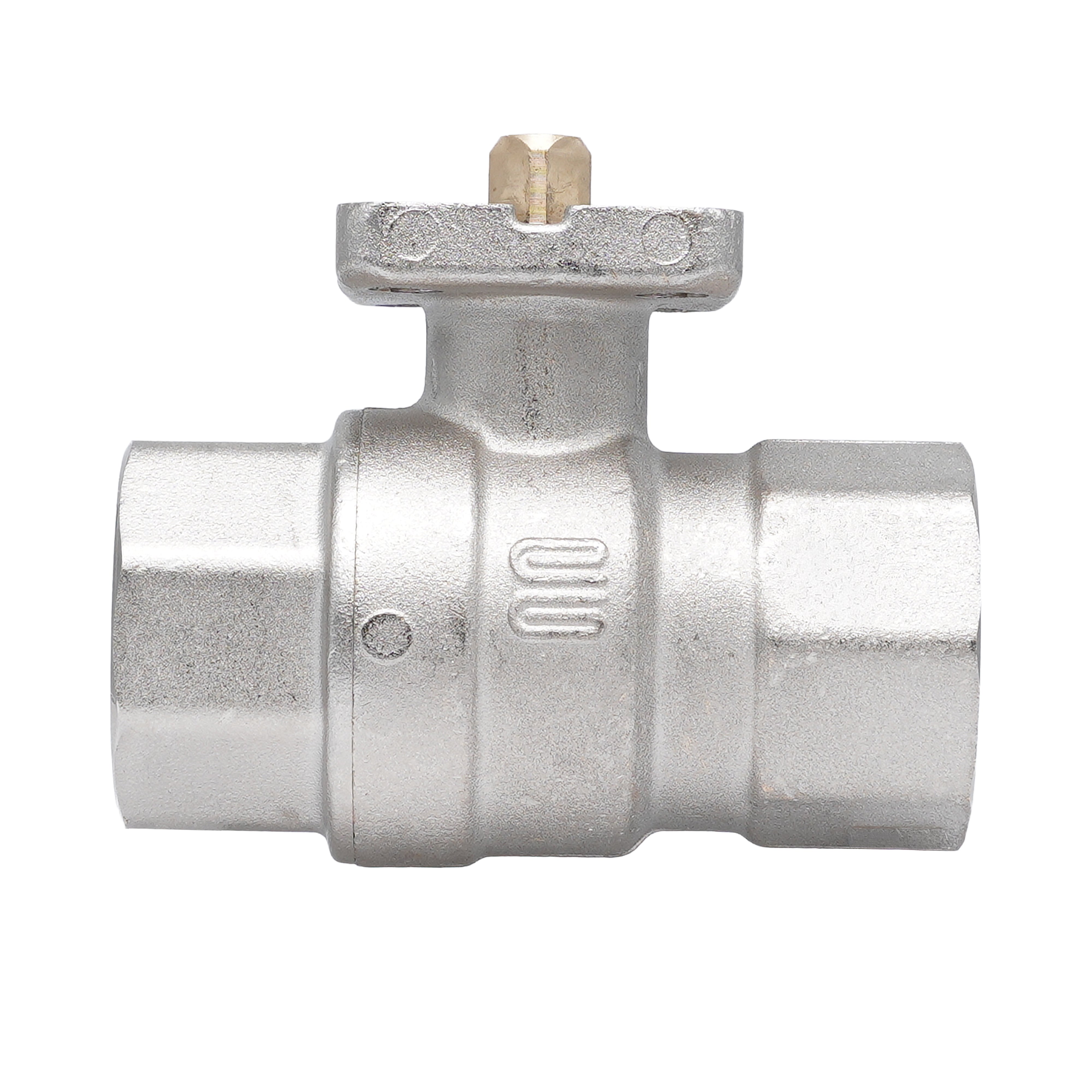 Rp 1 1/4" Brass 2-way Ball Valve ISO-Top F04/F05 PN40 Bild 5