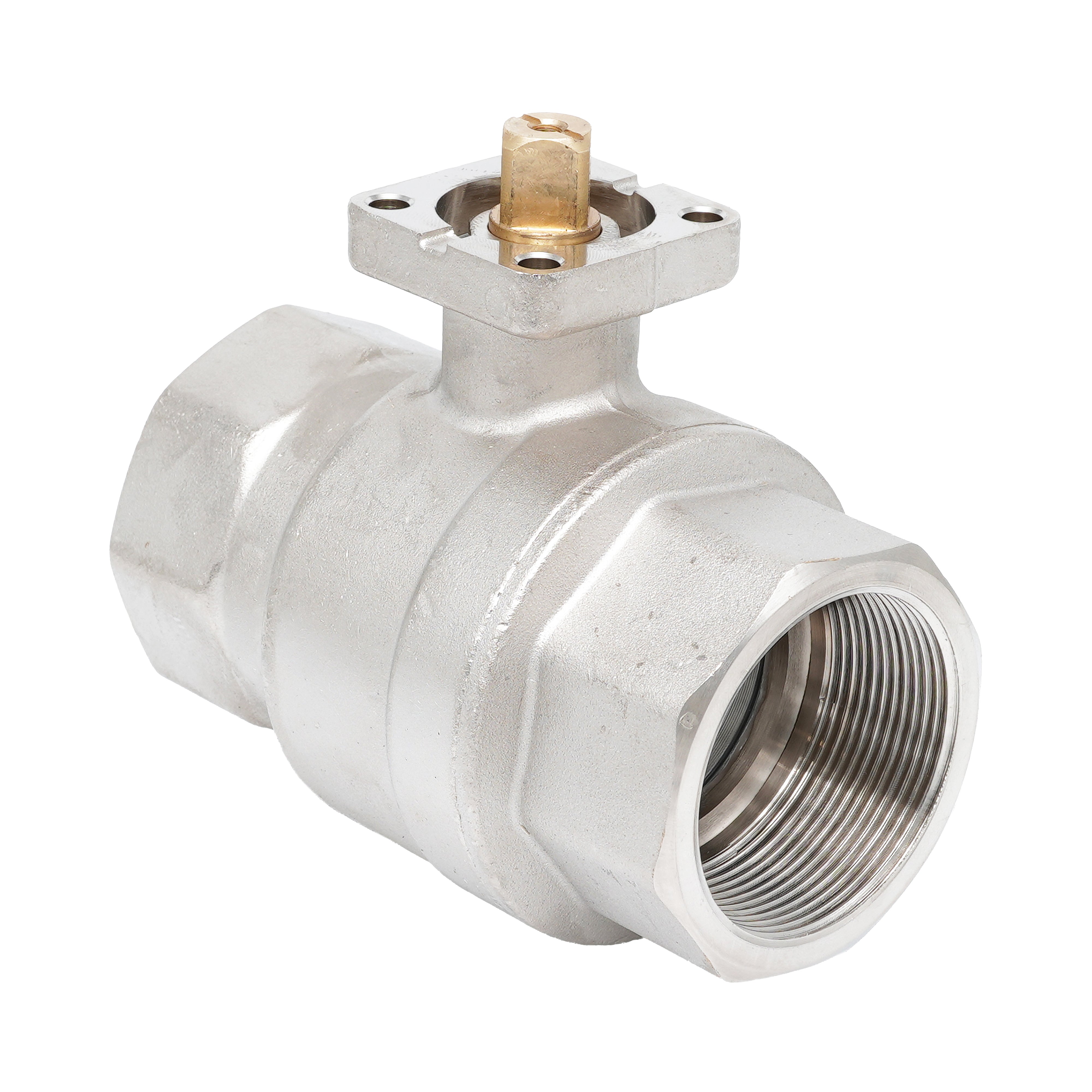 Rp 2 1/2" Brass 2-way Ball Valve ISO-Top F07 PN25 Bild 3