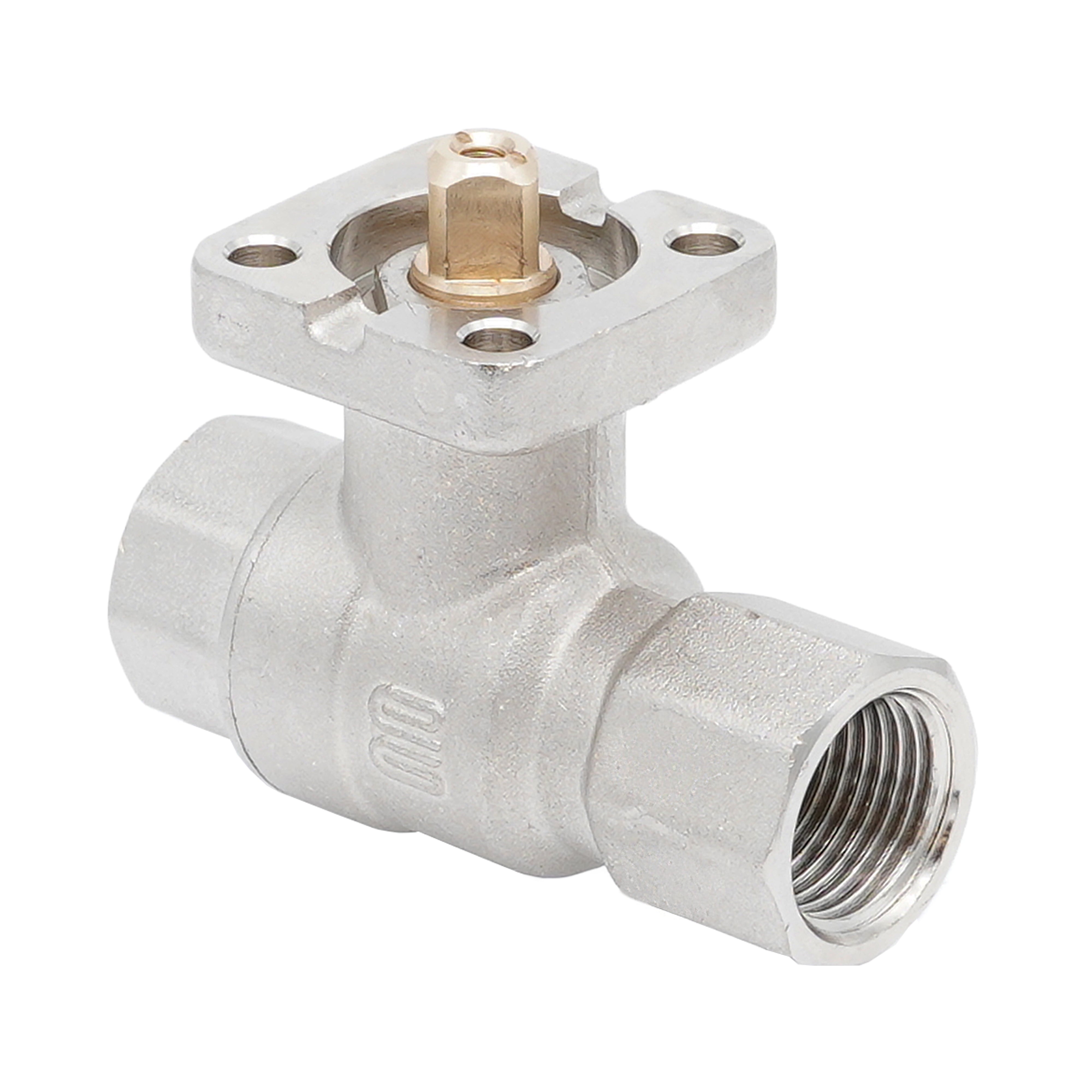 Rp 1/4" Brass 2-way Ball Valve ISO-Top F03 PN40 Bild 4
