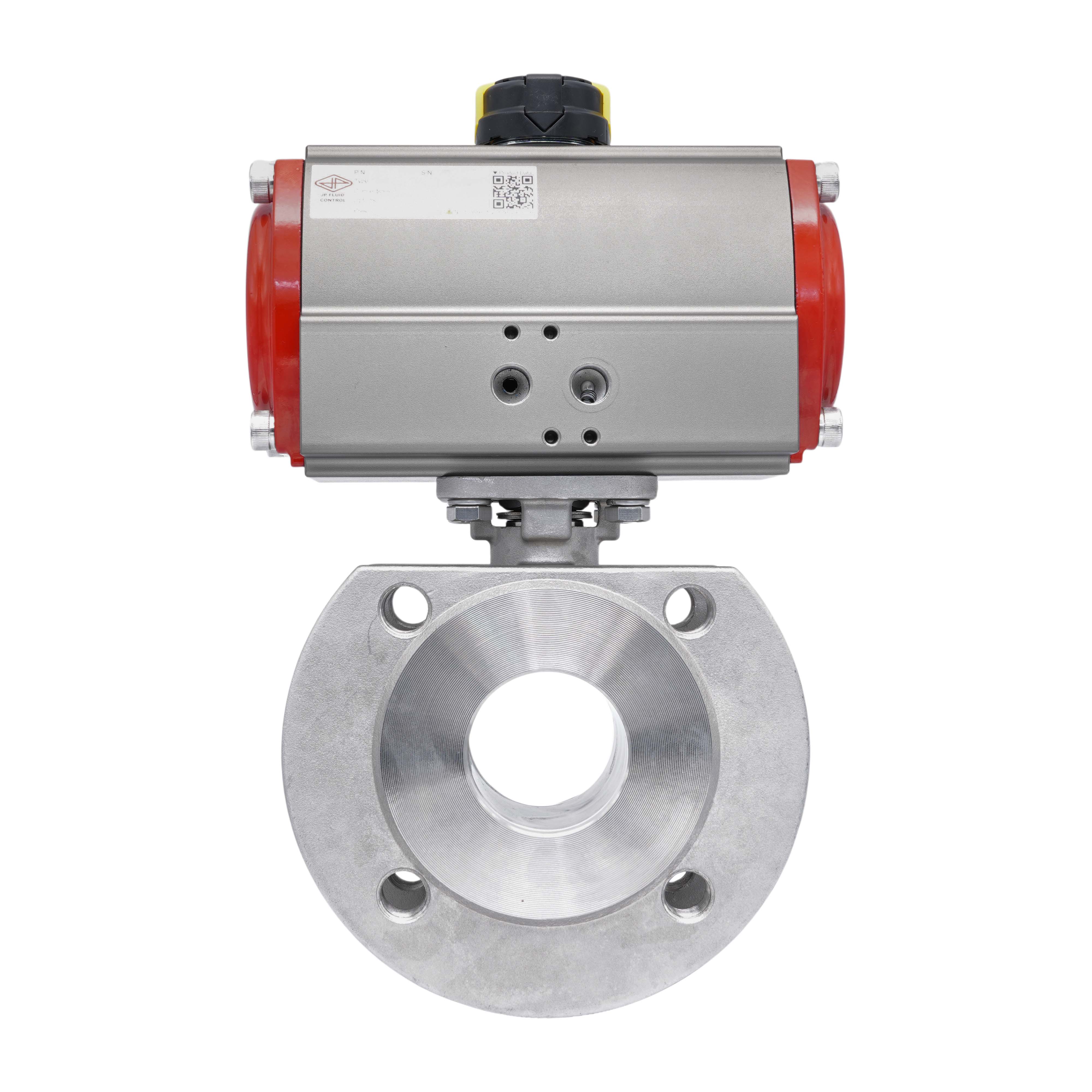 DN25 PN40 1-Piece 2-Way Pneumatic Stainless Steel Flanged Ball Valve Double-acting Bild 5