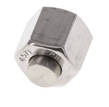 Endkappe G1/4'' Edelstahl mit Außensechskant 60° Konus 575bar (8078.75psi) Hydraulisch Bild 5