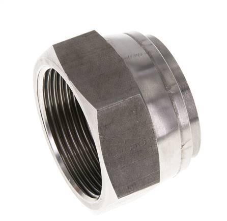 Endkappe G1 1/2'' Edelstahl mit Außensechskant 60° Konus 125bar (1756.25psi) Hydraulisch Bild 5