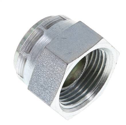 Endkappe G3/4'' Stahl mit Außensechskant 60° Konus 175bar (2458.75psi) Hydraulisch