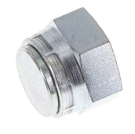 Endkappe G3/4'' Stahl mit Außensechskant 60° Konus 175bar (2458.75psi) Hydraulisch Bild 2