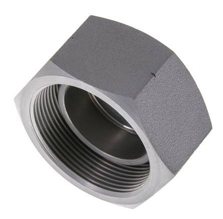 Endkappe G2'' Stahl mit Außensechskant 60° Konus 75bar (1053.75psi) Hydraulisch Bild 3