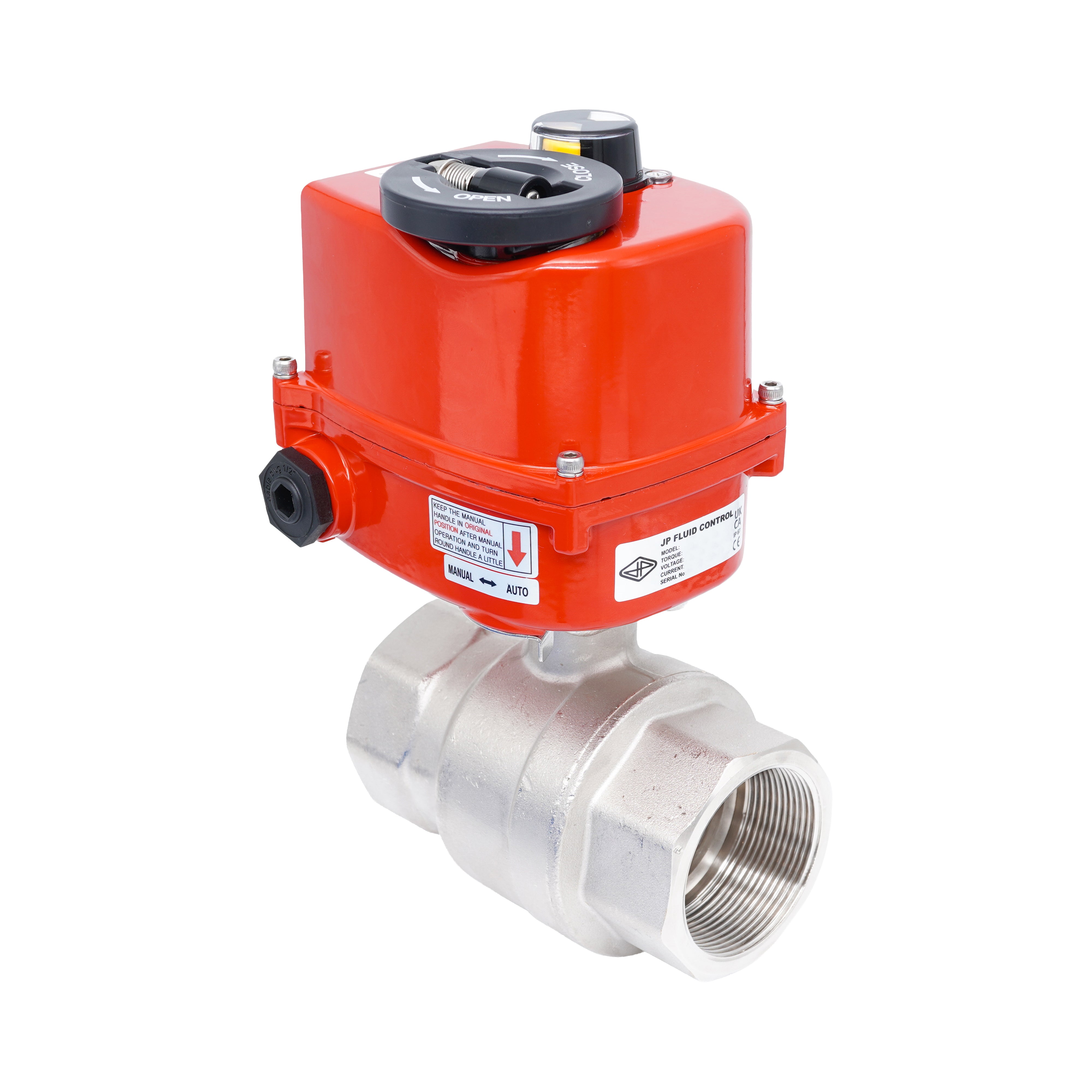 Rp 2" 2-Way Modulating Electric Brass Ball Valve 24 V AC/DC Bild 2