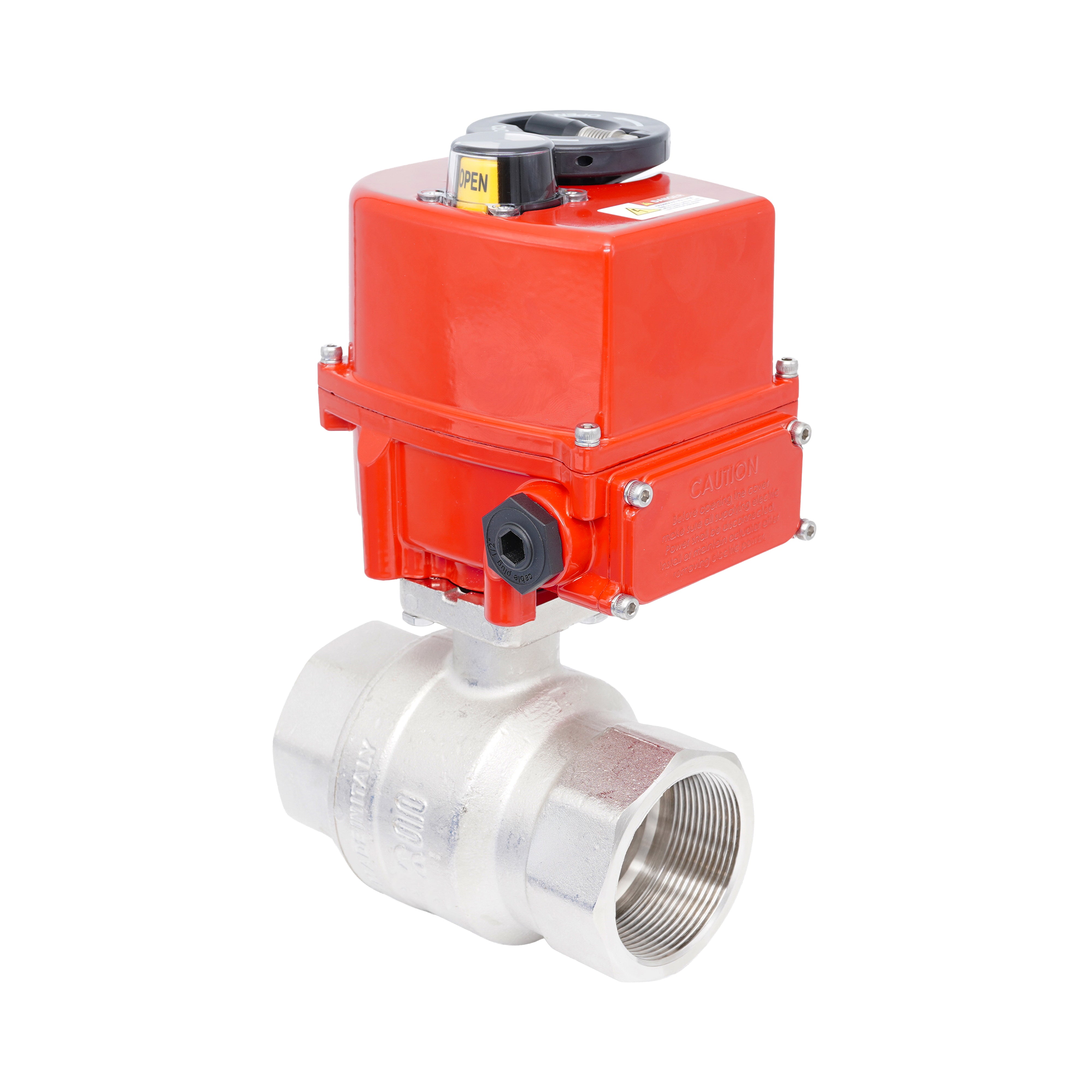 Rp 2" 2-Way Modulating Electric Brass Ball Valve 24 V AC/DC Bild 3