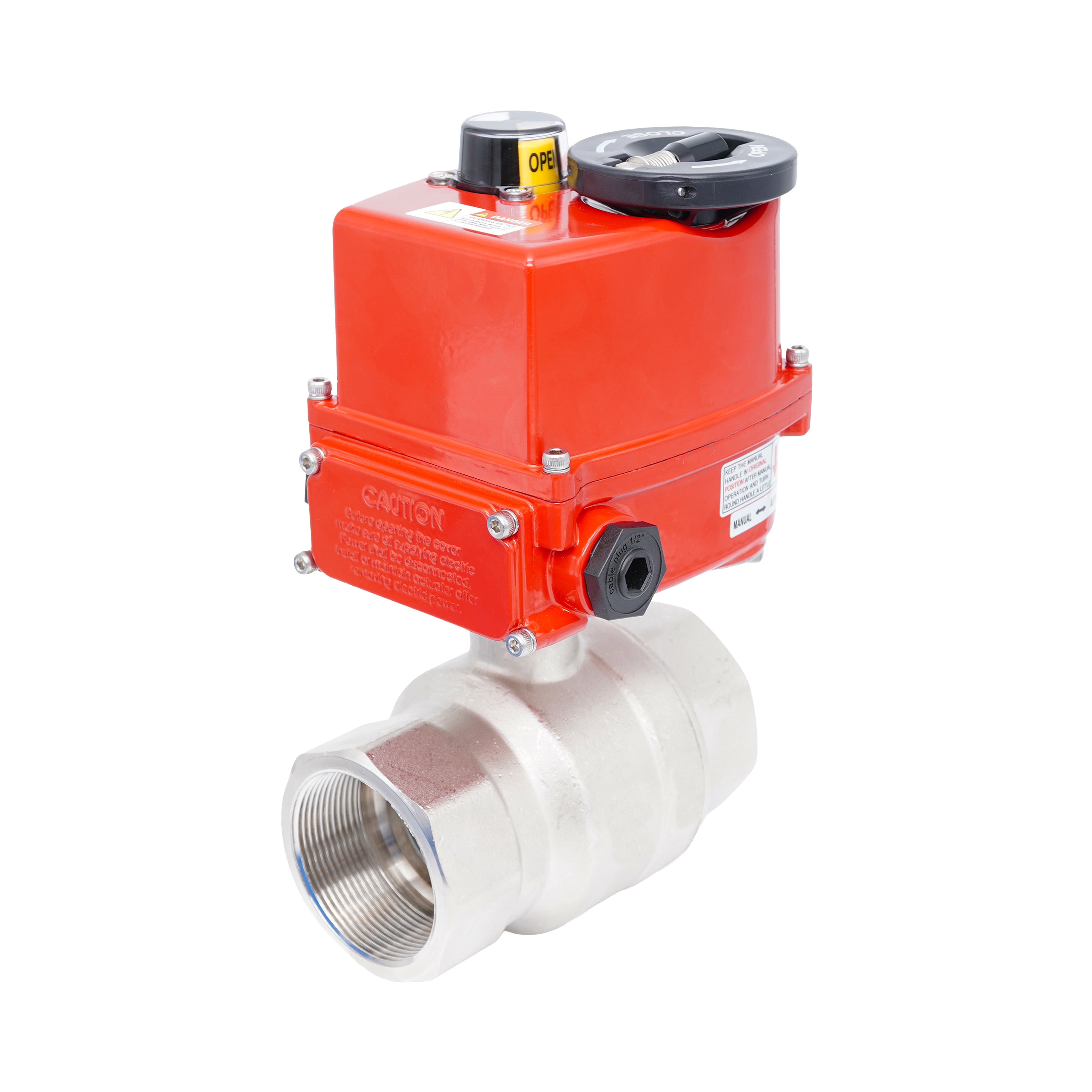 Rp 2" 2-Way Modulating Electric Brass Ball Valve 24 V AC/DC Bild 4