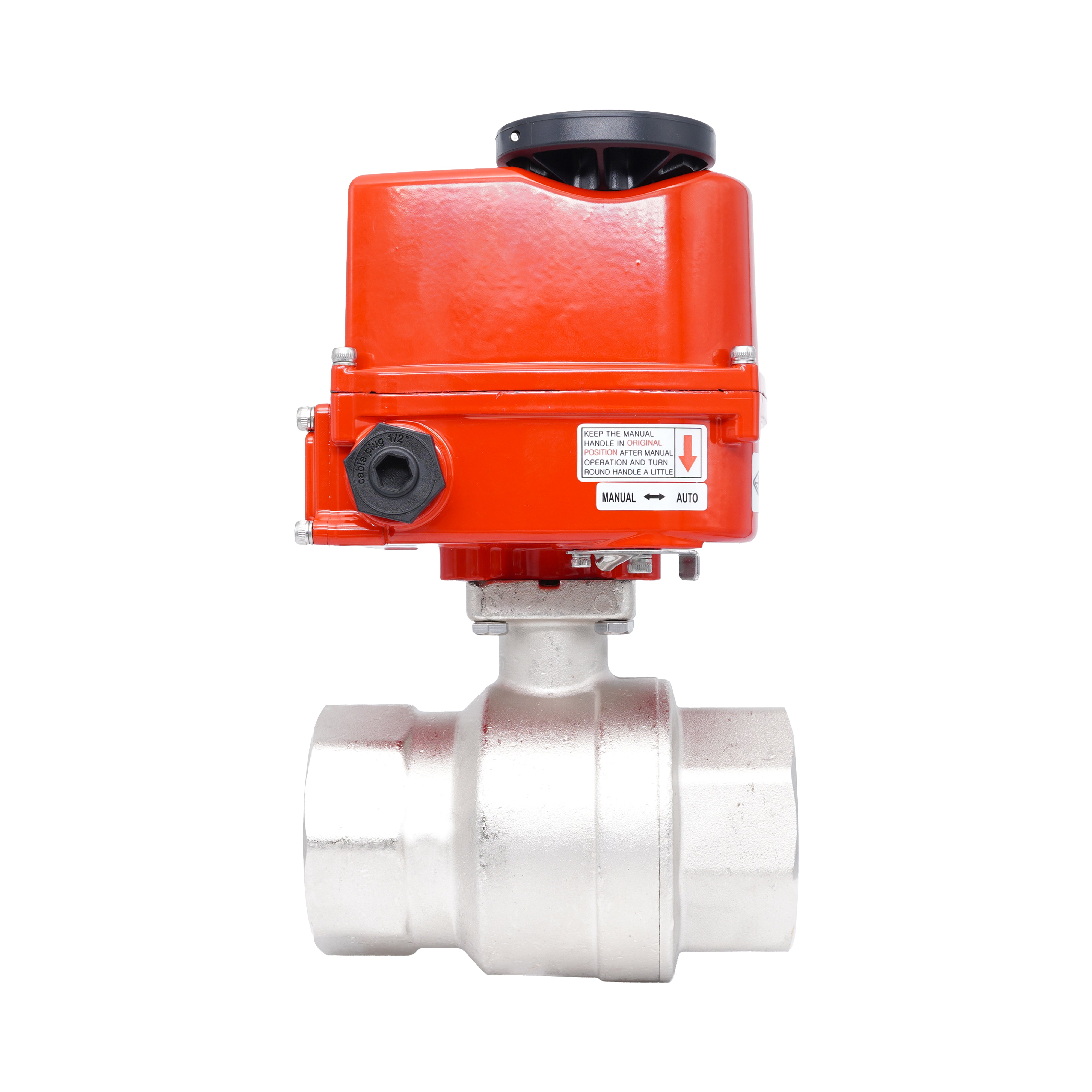 Rp 2-1/2" 2-Way Modulating Electric Brass Ball Valve 24 V AC/DC Bild 5