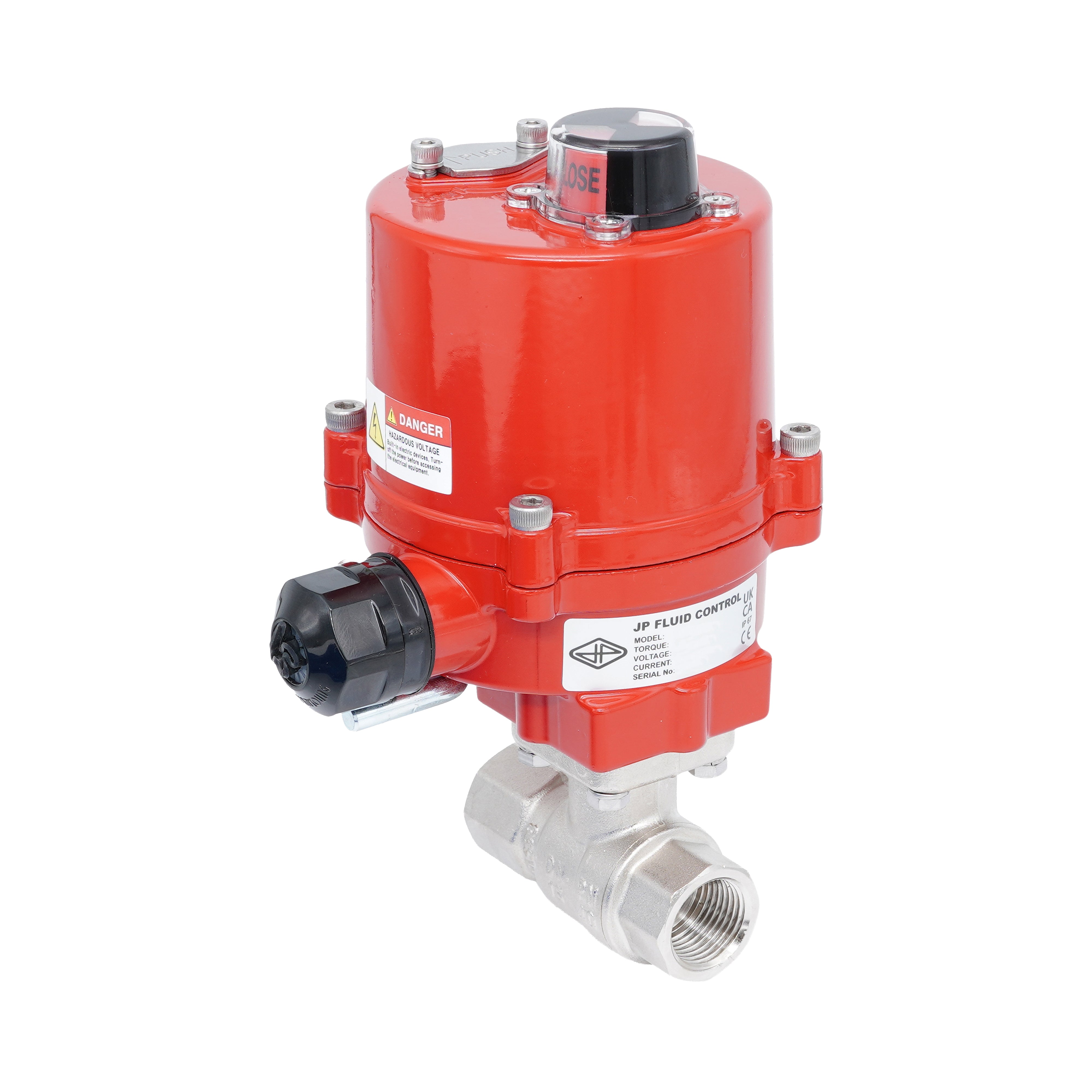Rp 3/4" 2-Way Electric Brass Ball Valve 12 V AC/DC Bild 3