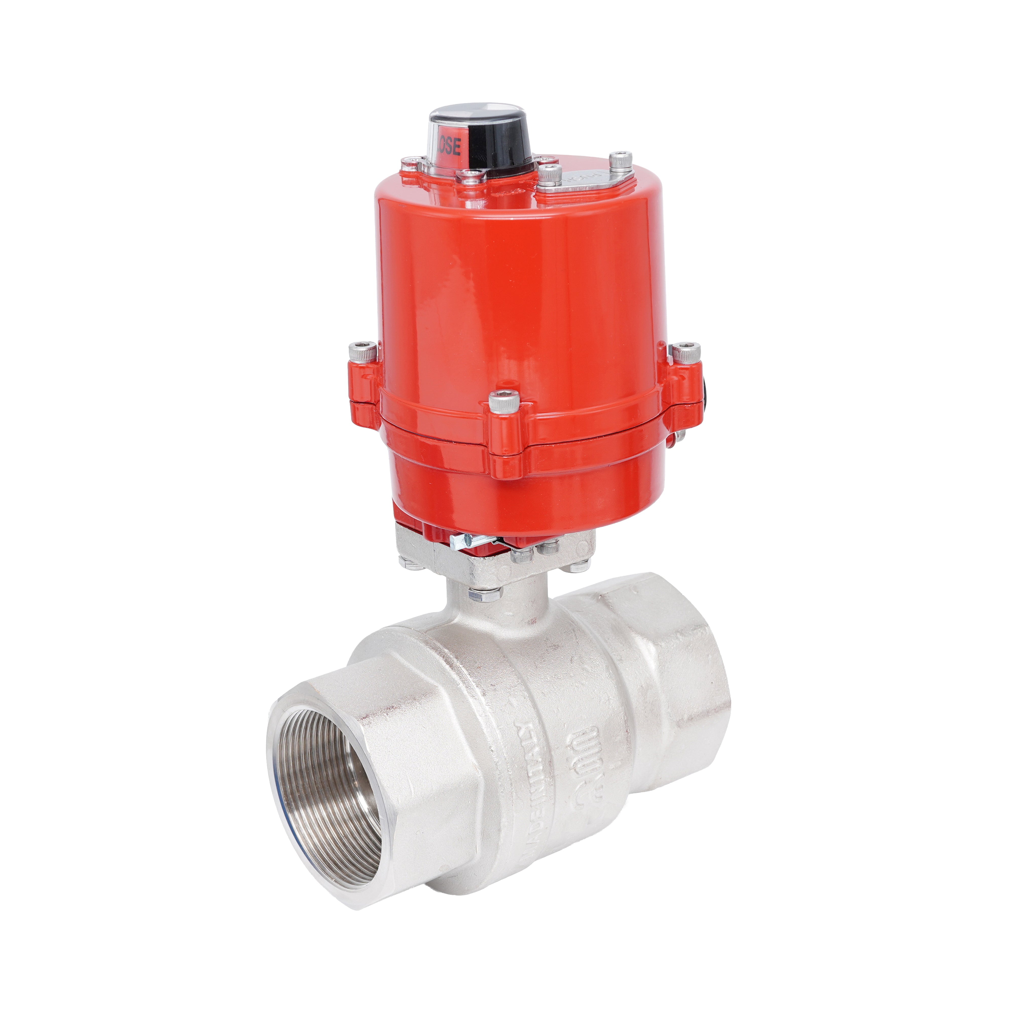 Rp 2" 2-Way Electric Brass Ball Valve 100-240 V AC Bild 3