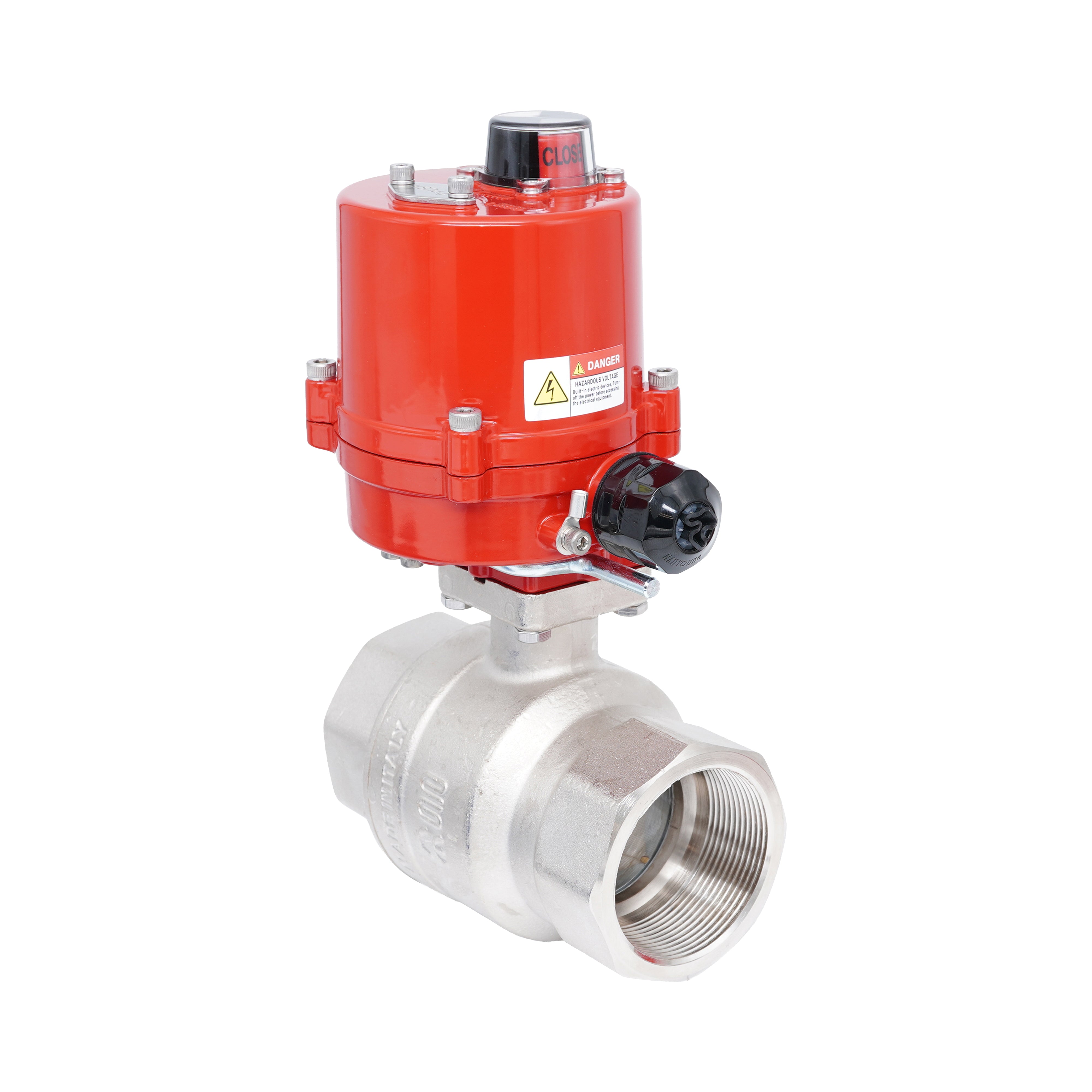 Rp 2" 2-Way Electric Brass Ball Valve 100-240 V AC Bild 4