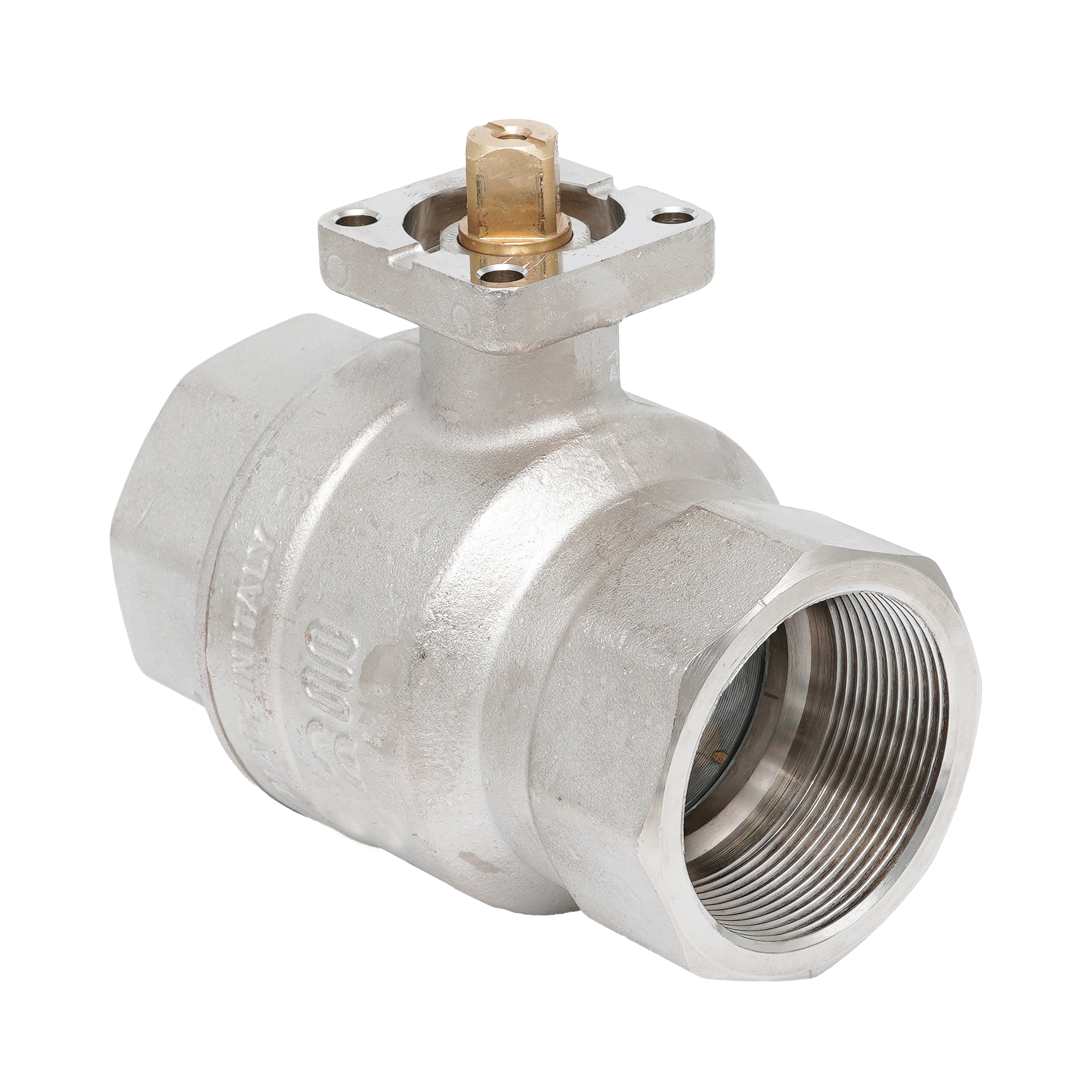 Rp 4" Brass 2-way Ball Valve ISO-Top F07 PN16 Bild 2