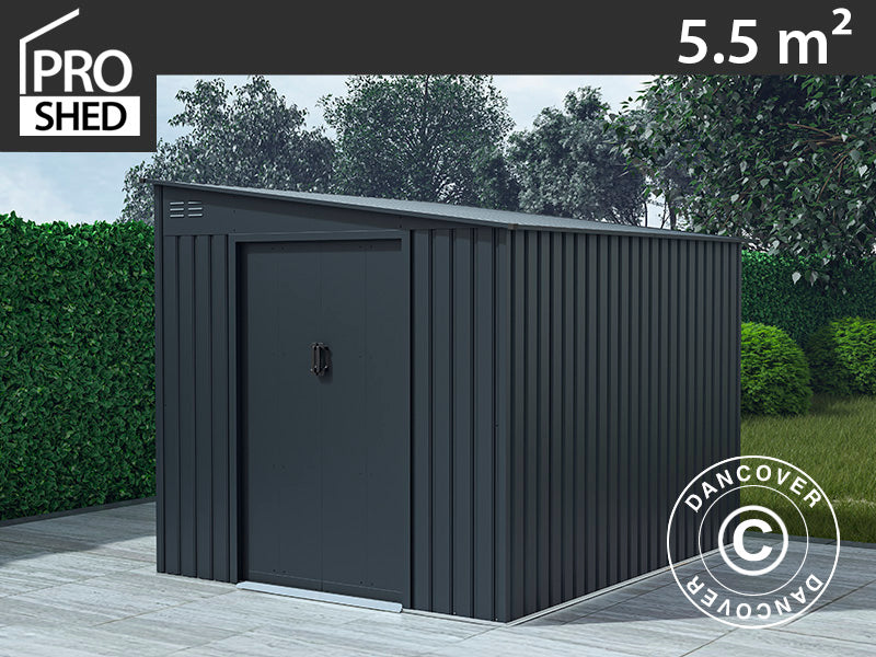 Geräteschuppen, 2,14x2,57x1,93m, 5,5m2, Proshed®, Anthrazit