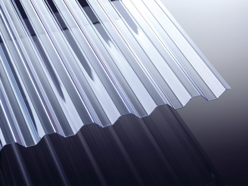 Pvc Wellpl. K 70/18 Spundwand 1092 X 3000 X 1,2 Mm Glasklar