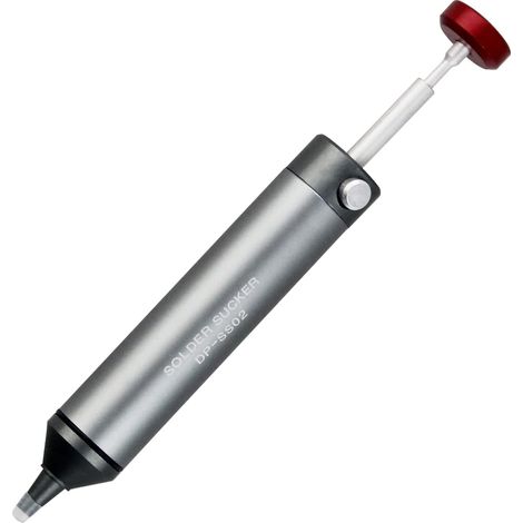 Entlötpumpe Mit Hochtemperaturbeständiger Silikondüse, Premium-aluminiumgehäuse, Stärkere Saugkraft, Unverzichtbares Zubehör Für Löter