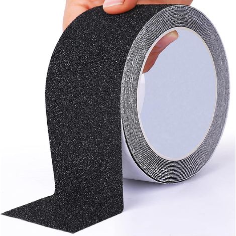 Selbstklebendes Anti-rutsch-klebeband, 5 Cm X 5 M, Anti-rutsch-sicherheitsband, Treppen-anti-rutsch-klebeband, Rutschfestes Traktionsband, Geeignet Für Innen- Und Außentreppen, Stufen, Schwarz