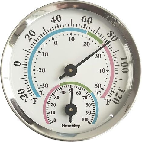 Thermo-hygrometer, Temperatur-hygrometer, Innenthermometer Und Innen-hygrometer, Für Drinnen Oder Draußen, Beständig Gegen Hohe Temperaturen (farbe)