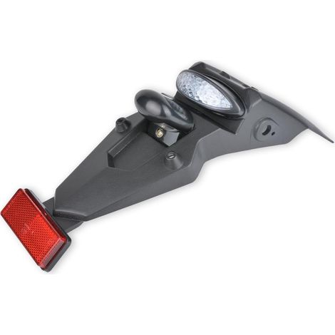 Universal Motorrad 12v Led Kotflügel Und Rücklicht, Mit Bremslicht, Lichtreflektor, Für Motocross, Sportmotorrad, Pit Dirt Bike (rauch)