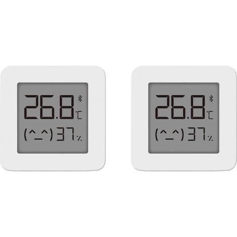 Für Xiaomi Mi Hygrometer, Digitales Thermometer, Professionelles Bluetooth-thermometer, Heim-innen-luftfeuchtigkeits- Und Temperaturmessgerät Für Raummessung, 2 Stück