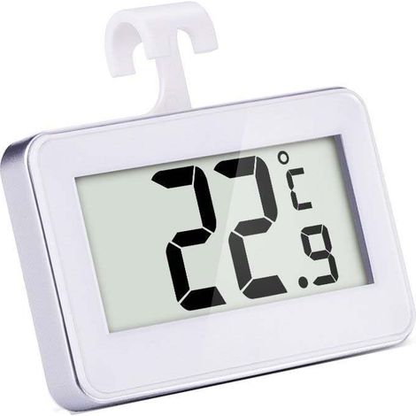 Digitales Thermometer Für Kühlschränke, Gefrierschränke, Digitales Thermometer Und Innentemperaturüberwachung, Weiß