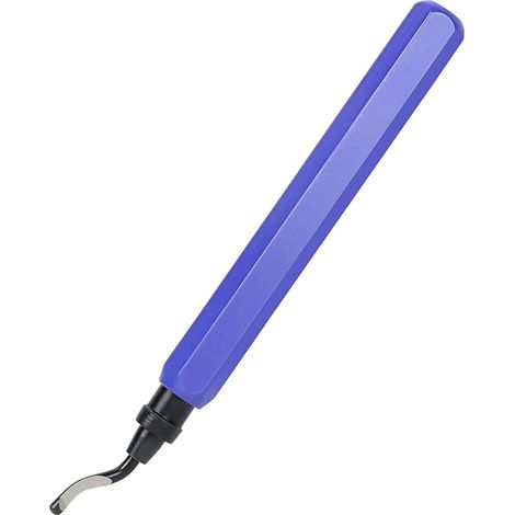 Manuelles Entgratungswerkzeug, 1 Metallgriff + 1 Bs1010 Hss-klingen. 360° Drehbare Metall-entgratungsklingen Für 3d-druckrohre, Kunststoff, Aluminium, Kupfer, Pvc Und Stahl