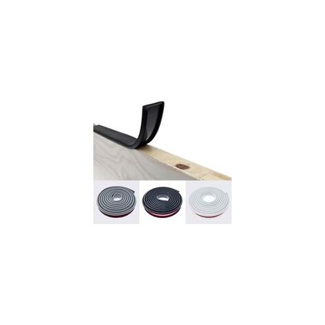 M Schwarzes U-förmiges 16 Mm Selbstklebendes Kantenband, Nicht Aufbügelbares Eichenkanten-arbeitsplatten-zierband, Kantenschutz Aus Weichem Tpe-holzfurnier Für Möbel