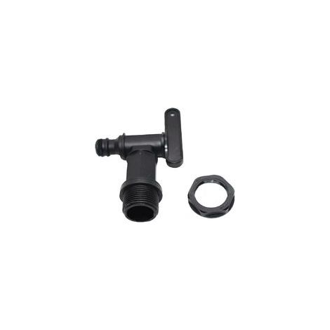 1000l Kunststoff-tankhahn, Ibc-wasseraufbewahrungsbox-adapter, Bewässerungsschlauch-wasserhahn-adapter, Für Regenwassersammler, Kraftstofftank (kunststoff)