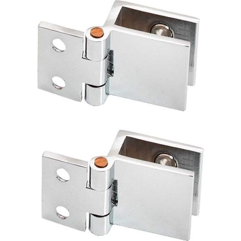 2er-pack 0-grad-glastürklammern Ohne Bohren Für Glasstärken Von 5 Mm Bis 8 Mm