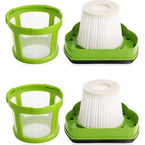 2er-pack Ersatzfilter Für Bissell 1782 Haarstaubsauger, Kabellosen Autostaubsauger Und Autostaubsauger, 1608653 Und 1608654