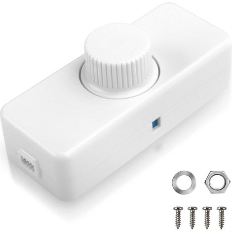Ersandy – Led-lichtdimmer 3–100 W – Drehdimmer 220–240 V – Geräuschloses Dimmen 0–100 % – Kompatibel Mit Dimmbaren Leuchtmitteln – W-100