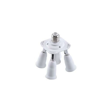 5 In 1 E27-sockel-splitter-adapter, Sockel-adapter, Splitter, Sockel-adapter, Konverter-halter Für E27-led-leuchtmittel