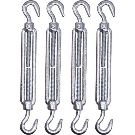 4er-pack M6 Verstellbarer Kabelspanner Mit Haken Und Haken – Kabelspannung (4 Stück, M6)