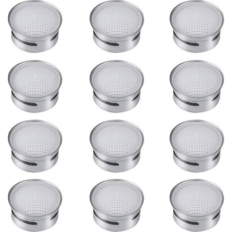 Belüfter, Edelstahl-wasserhahn, M22, M24, Wasserhahn, Wasserbelüfter, Wassersparender Wasserhahnfilter, Ersatzteile, Zubehör Für Küche, Badezimmer, Wasserhahnkopf, 12 Stück