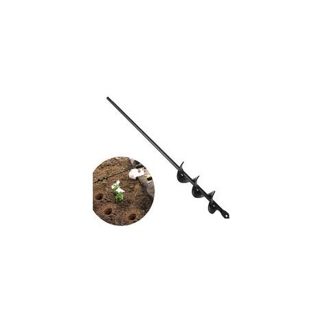 Gartenschneckenbohrer Ø4x45cm, Praktisches Pflanzwerkzeug Zum Pflanzen Von Beetzwiebelsämlingen, Spiralgartenbohrer Für Handbohrmaschine Und Elektrische Bohrmaschine