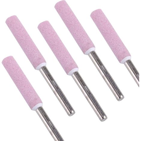 5 Stück Kettensägenschärfer Schleifsteinfeile 4,8 Mm 3/16 Kettensägenschärfer