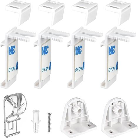 Klemmträger Für Doppelrollo, Klemmträger Für Rollo, Rollo, Ohne Bohren, Ersatzzubehör, Klemmträger Für Pvc, Holzfenster, Flügel