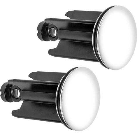 Waschbeckenstöpsel, 2 Stück, Premium-universal-spülbeckenstöpsel, Edelstahl Und Antikalk, Für Waschbecken, Bidet, Badezimmer (40 Mm)