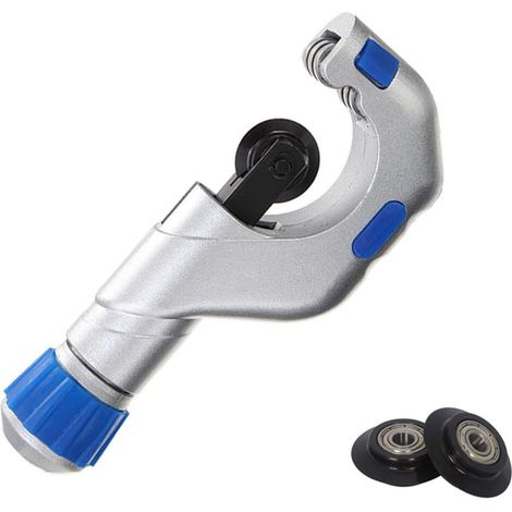 Rollrohr-rohrschneider, 1/4–2 Zoll, Robuster Edelstahl-kupfer-pvc-schneider Mit 2 Stück Rohrhalter-schneidklingen (5–50 Mm)