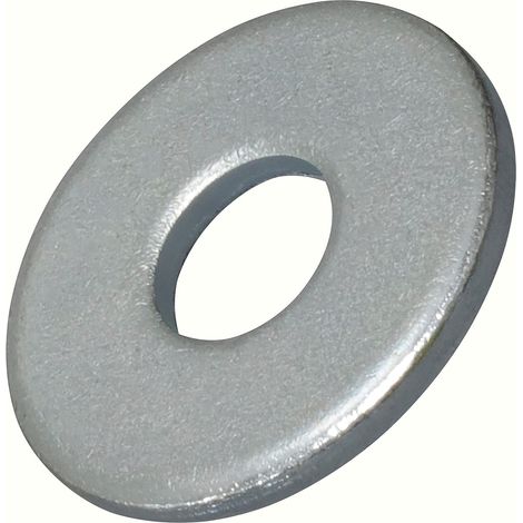 C62085 – Satz Mit 20 Breiten Unterlegscheiben – M8 X 24 Mm, H 2 Mm – Aus Verzinktem Stahl Din9021