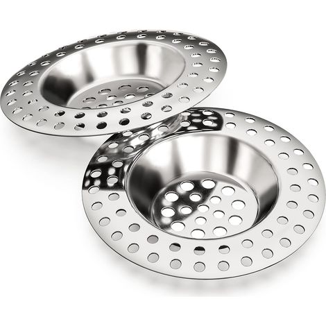 Spülbeckenfilter 14g, 2er-set, Für Alle Abflüsse, Küchenspülenfilter, Spülbeckenfilter, Spülbeckengitter, Badewannenabfluss, Duschfilter, Küchenspülbeckengitter, Spülbeckenabfluss, Duschabfluss